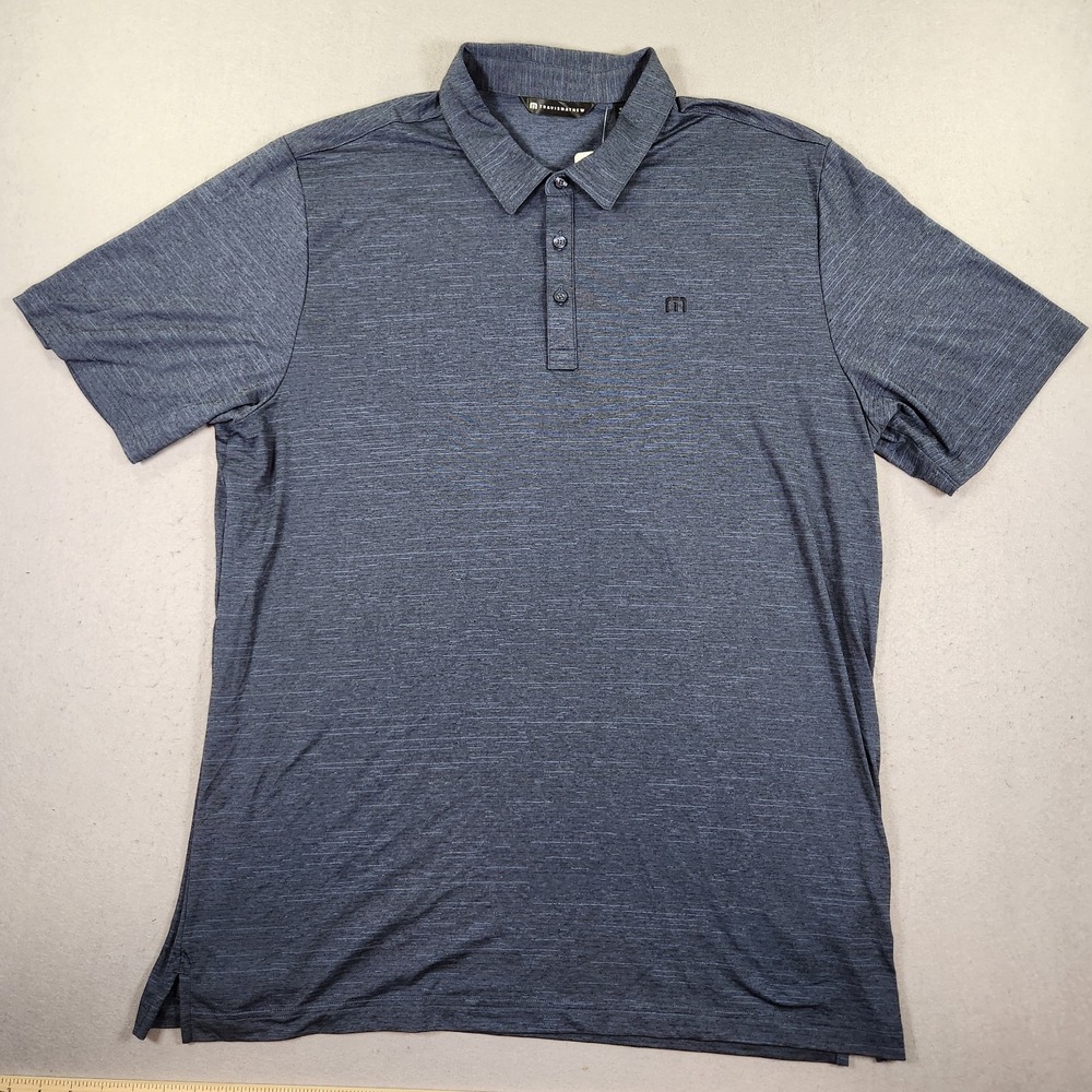 Travis Mathew Men's The Heater Golf Polo Navy Size 2XL NWT